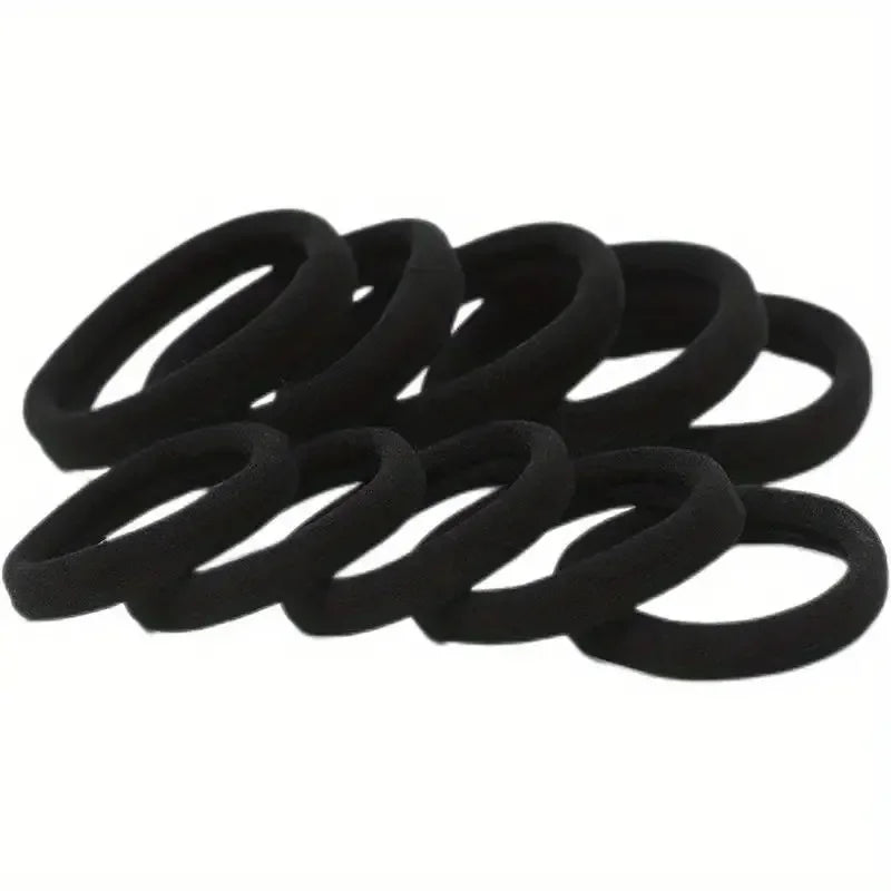 20/50/100pcs Black Hair Bands for Women Girls Hairband High Elastic Rubber Band Hair Ties Ponytail Holder Scrunchies Accessorie BAZAARHUBO