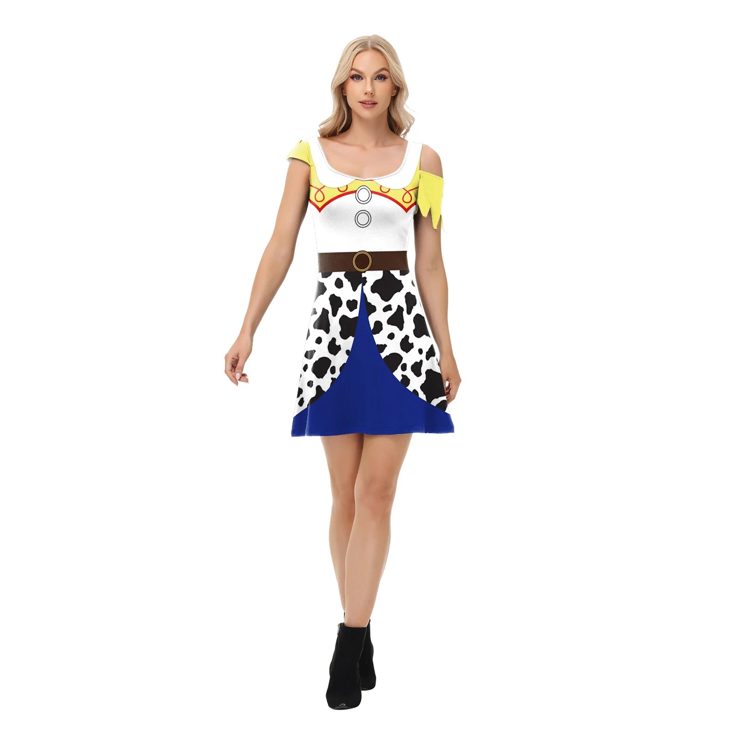 Woody Cosplay Costume Men Boys Jumpsuit Halloween Family Matching Outfits Carnival Party Cowboy Jessie Women Fancy Dress