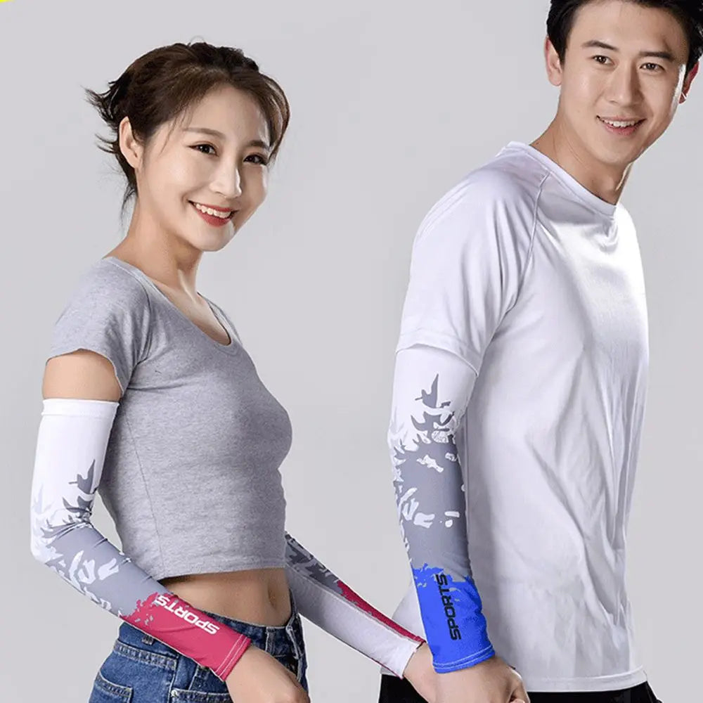 Sportswear Summer Cooling Basketball Sun Protection Outdoor Sport Arm Cover Arm Sleeves