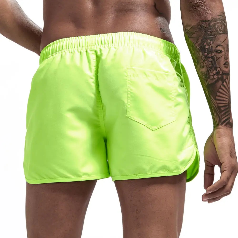Summer Men's Swimwear Shorts Beachwear Sexy Swim Trunks Men Swimsuit Low Waist Breathable Beach Surfing