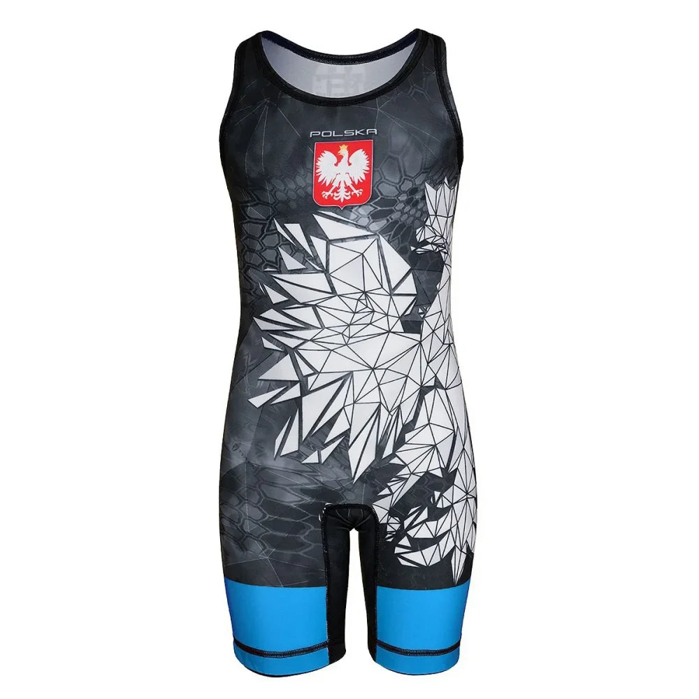 2025 Mens Wrestling Singlet Uniform Advanced Singlets Clothing Train Wrestling Gear Running Speedsuit Sportwear Boxing Tights