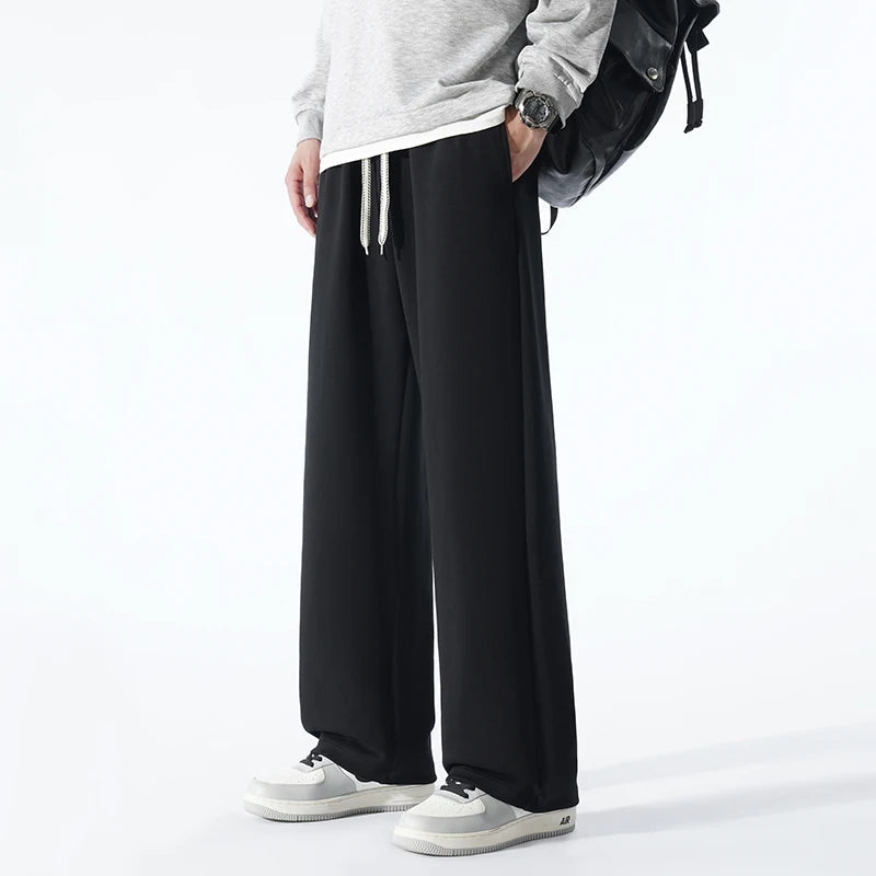 Big Tall Men Sweat Pant Drawstring Extra Long Length Sweatpant Stretch Winter Fleece Sport Jogger Trouser Male 200Cm 190cm 120cm