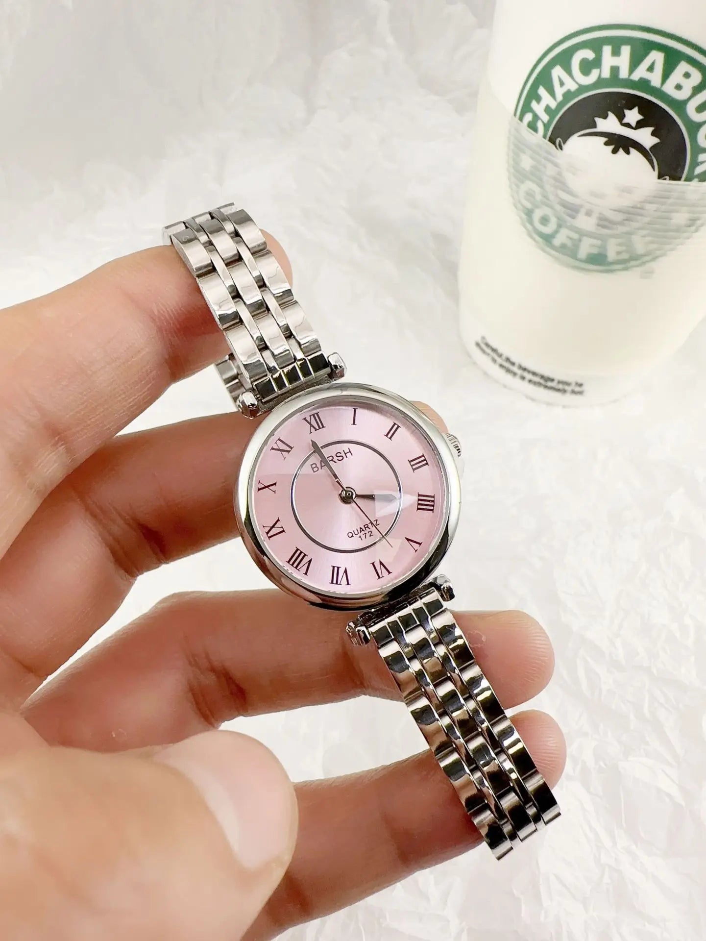 UTHAI New Women's Watch Steel Strap Exquisite Ladies' Watches Simple Thin Compact Fashion Wrist Watch Clock
