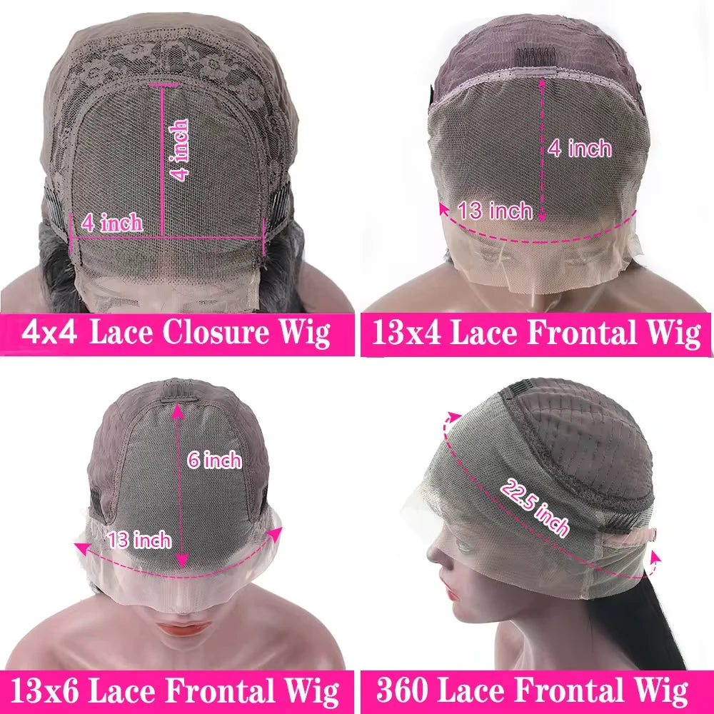 HD Body Wave 4/613 Blonde Ombre Lace Front Human Hair Wigs Remy Vietnamese 34 36 Inch Colored 13x4 Lace Frontal Wigs Pre Plucked