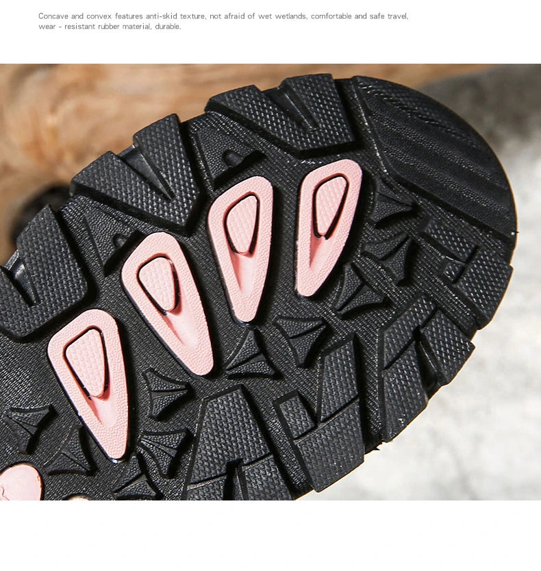 Winter New Women's Boots Plush Warm Women's Snow Boots Outdoor Non-slip Sneakers High Quality Waterproof Women Boots Botas Mujer
