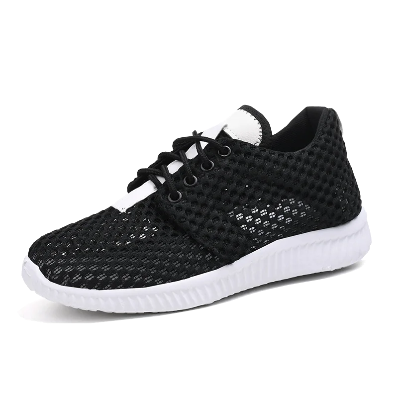 women's summer mesh shoes women's breathable mesh surface casual sports comfort mother's shoes anti slip soft sole  white shoe