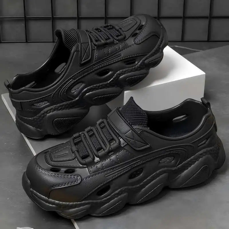 Men's Summer Wading Shoes, Men's Outer Wear, Breathable, Non-Slip, Wear-Resistant, Beach Deodorant, Driving and Fishing Sandals for Men