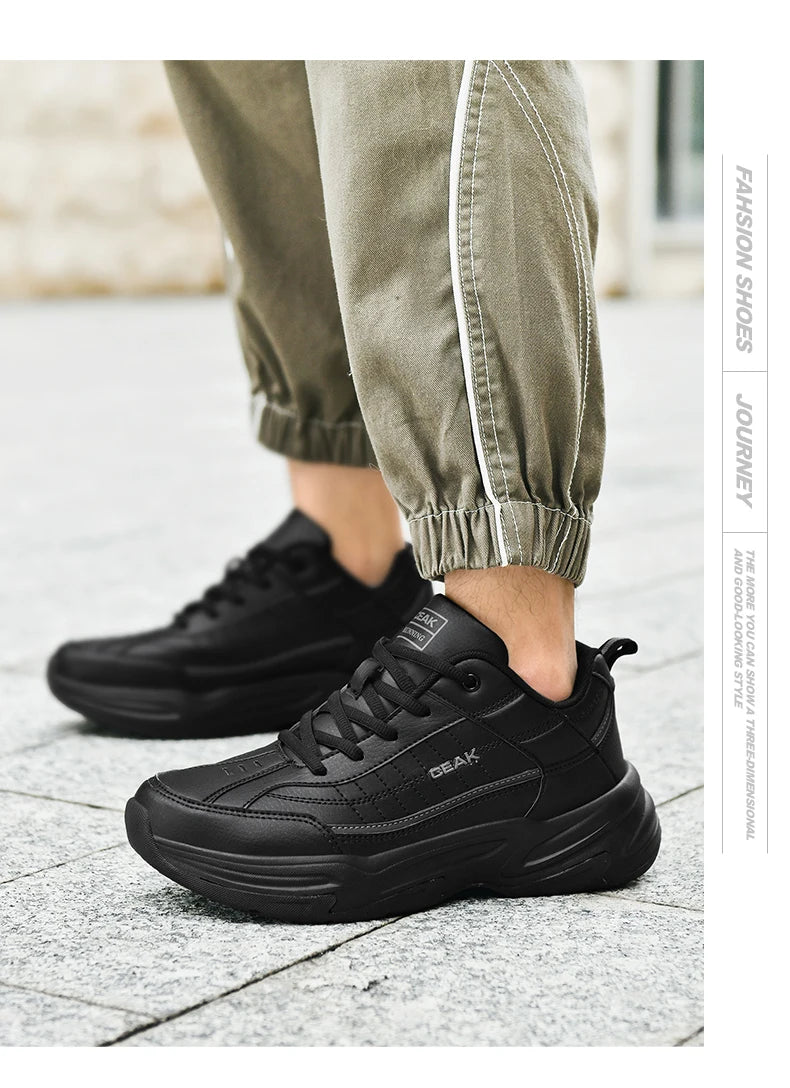 Men's new sports shoes four season casual fashion versatile wear-resistant comfortable thick soled sports shoes running sneakers