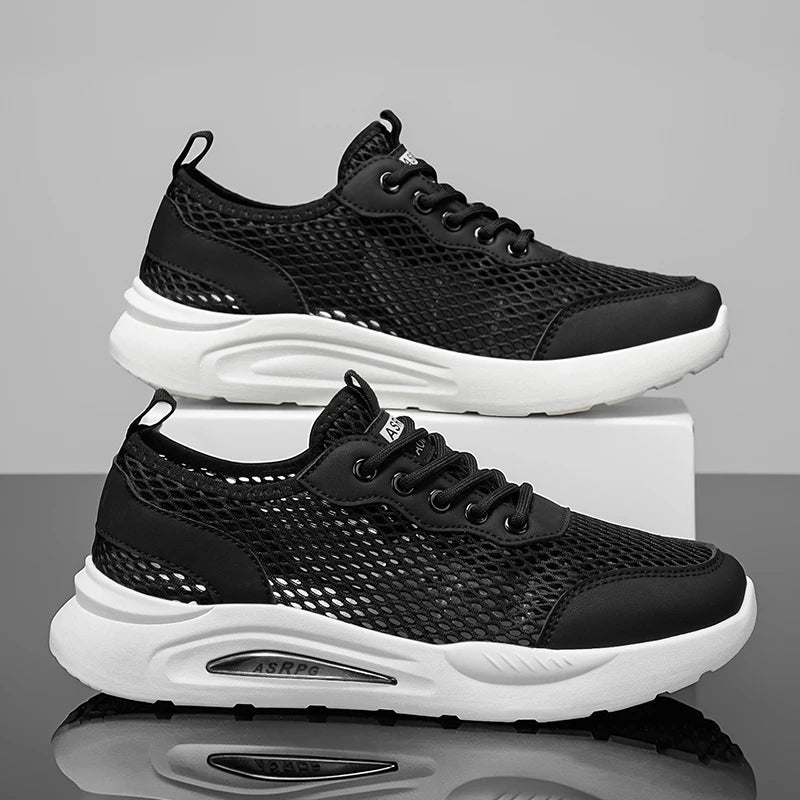 New Summer Sports Shoes for Men, Versatile Low-Top Trendy Running Shoes, Casual Mesh Fashion Shoes Suitable for Outdoor Sports