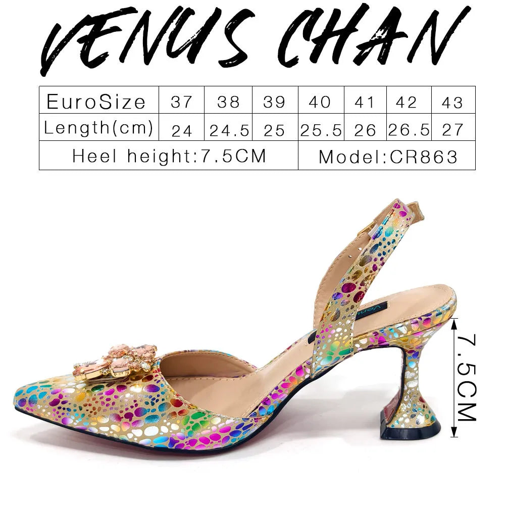 Italian Design African Ladies Party Shoes and Bag Nigerian Fashion Lace Mini Bags and High Heel Pointed Shoes