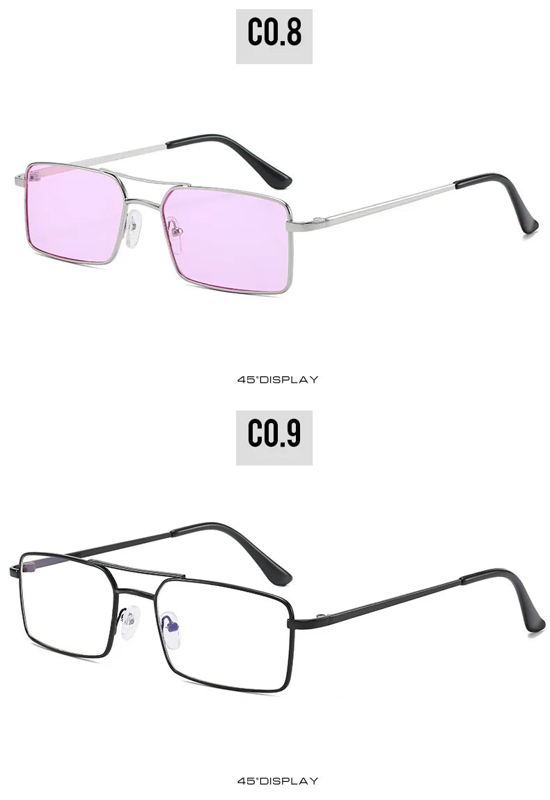 Clearance Metal Vintage Sunglasses Women  Men Luxury Brand Double Bridge Glasses Women Designer Eyewear Men Oculos De Sol BAZAARHUBO