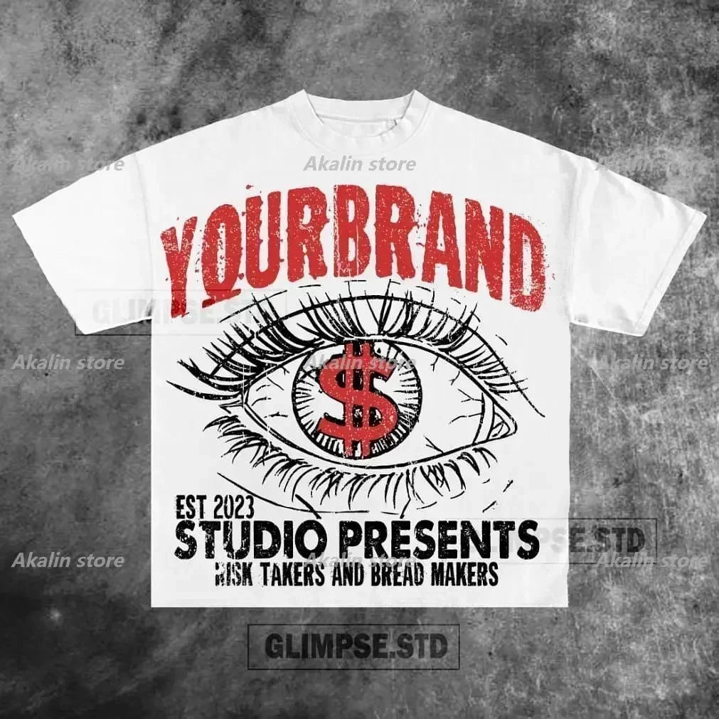 American Style Y2k Graphic t shirts Oversized Tops Goth Cotton T shirt Sweatshirt Harajuku Vintage Pro Choice Men Clothing