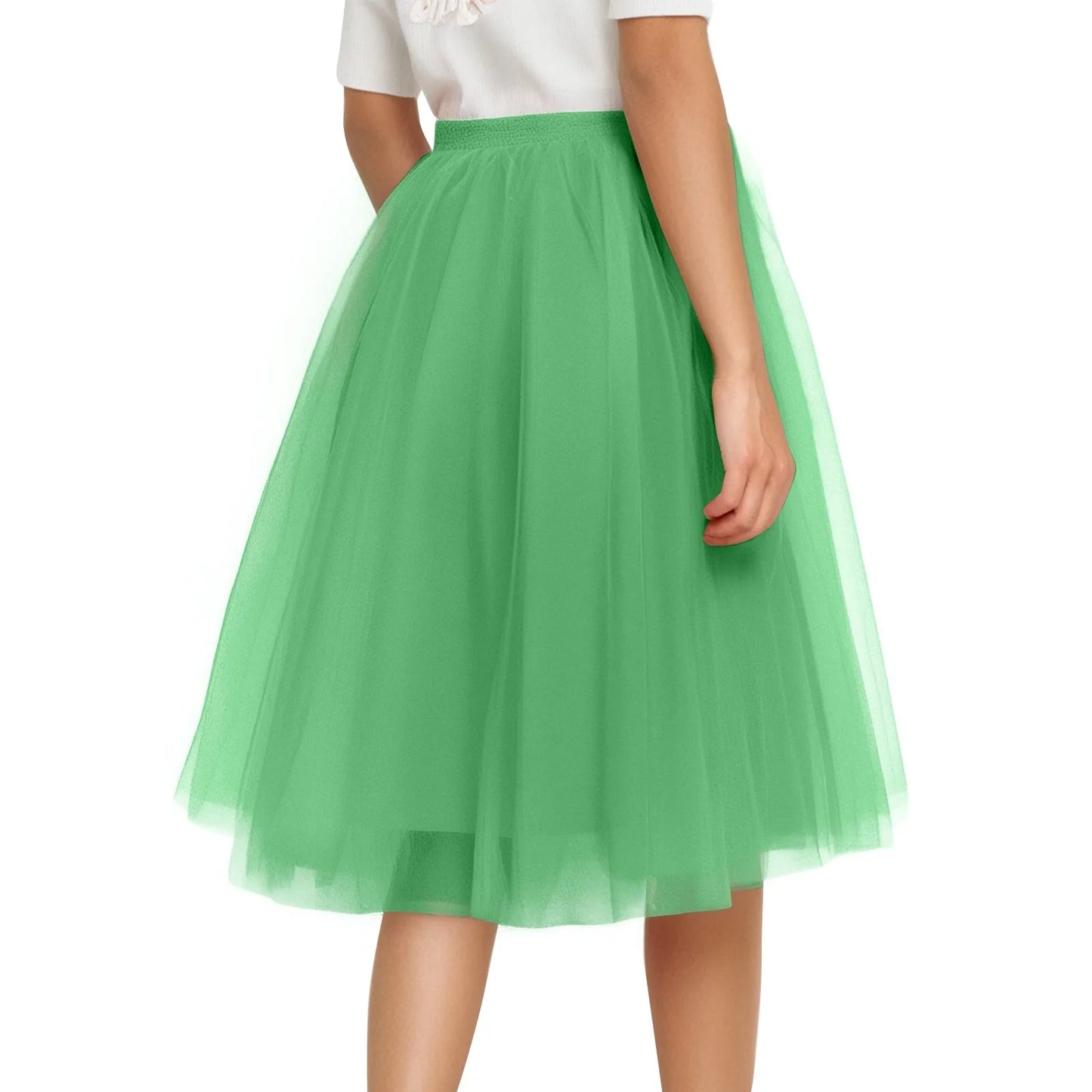 Tutu Skirt For Women 50s Skirt Retro Party Tulle Ballet Rockabilly Petticoat Underskirt Dance Dress Cosplay Mesh Skirt