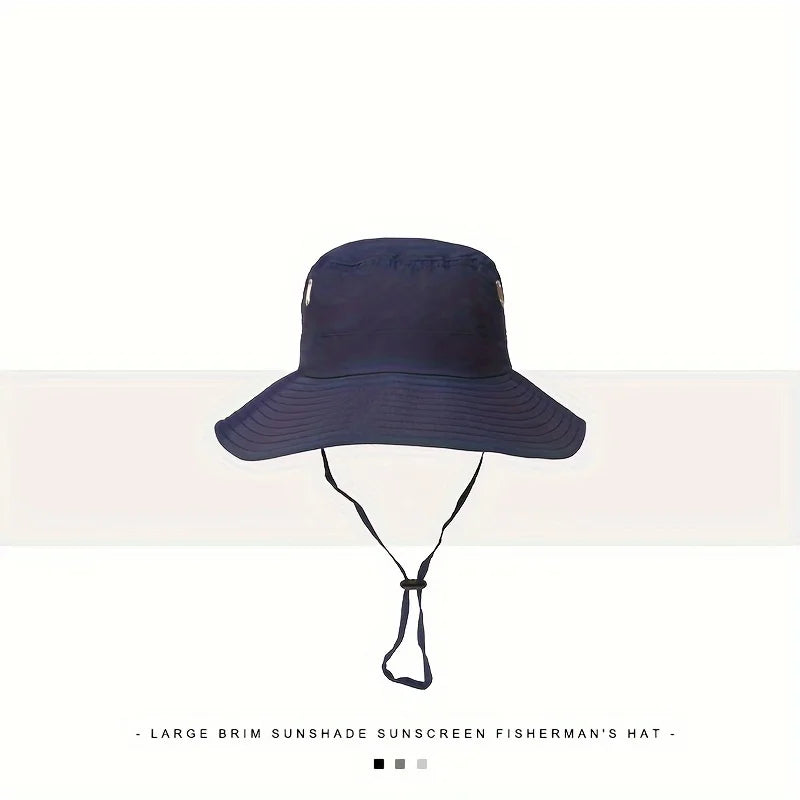 New Fisherman's Hat Fashionable and Versatile Sunscreen Mountaineering Hat Adjustable Breathable Waterproof Outdoor Camping Hat BAZAARHUBO