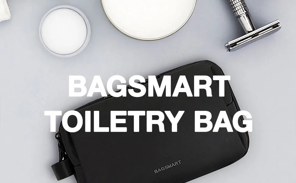 BAGSMART Toiletry Bag for Men Multifunction Outdoor Travel Cosmetic Bag Women Waterproof Makeup Bag Wash Pouch Handbag Organizer
