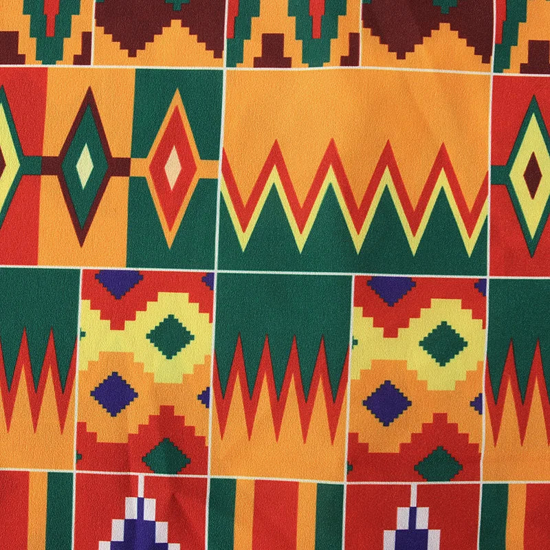 African Clothing National Print Summer Bohemian Style Kids African Kanga Clothes Beach Dress Vacation Hoilday Party Costume