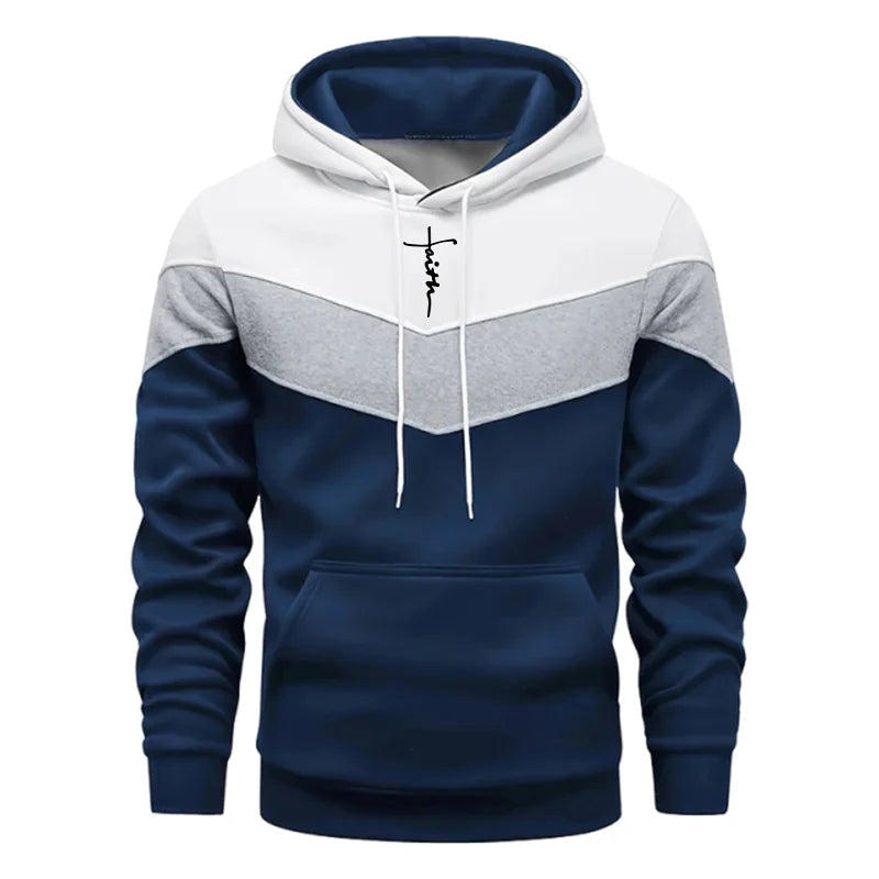 Comfort Casual Sports Autumn Winter Quality Hot Sale Men Tracksuit Fashion Hoodie Tricolor Single Sweatshirt and Pants Daily Man