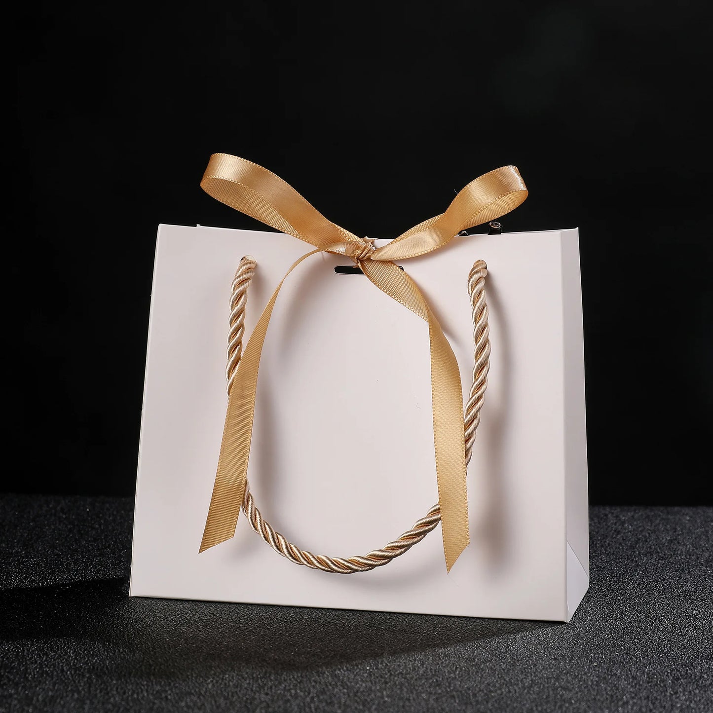 20/50 Reusable Gift Bags with Handles Paper Bags with Bows Shopping Bags Birthday Parties Weddings Graduation Decorative BOX
