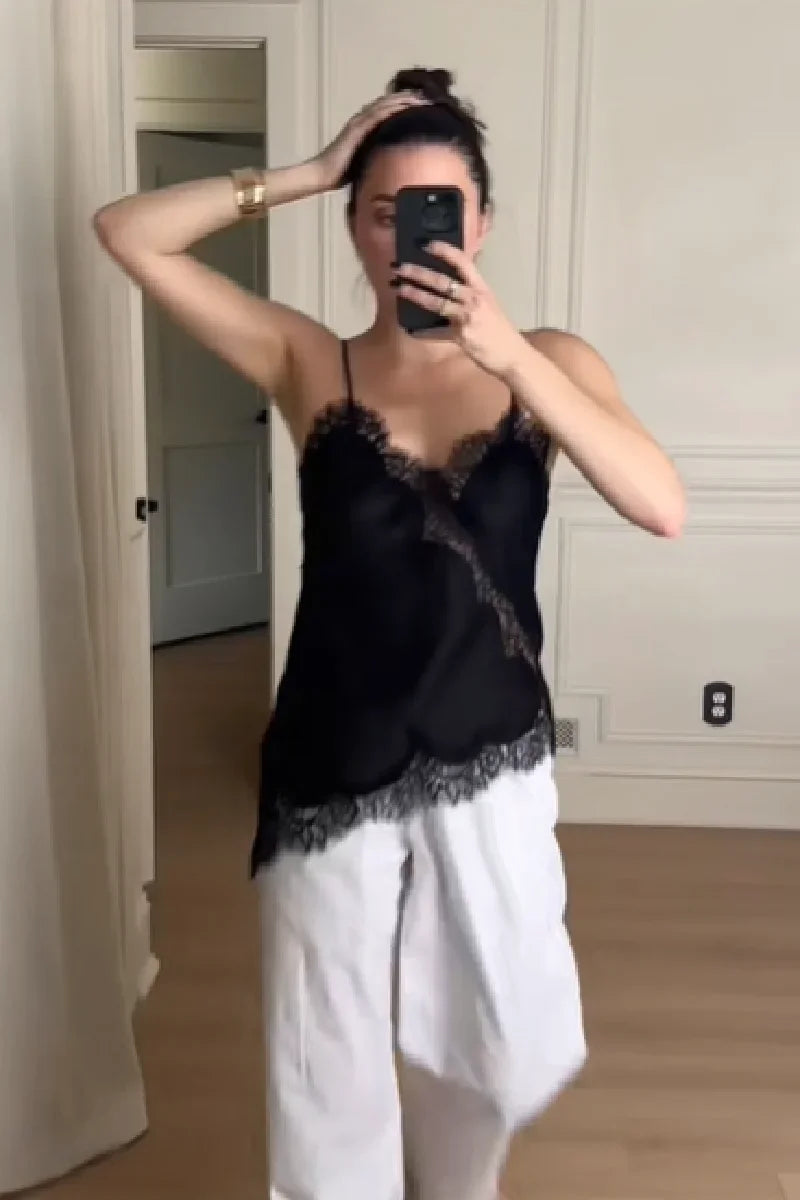 Sexy Hollow Out Fishbone Top Strapless Slim Fit Corset Vest Lace V Neck  Body Shaping Camisole Tops 2026 New Women Shaper Tanks