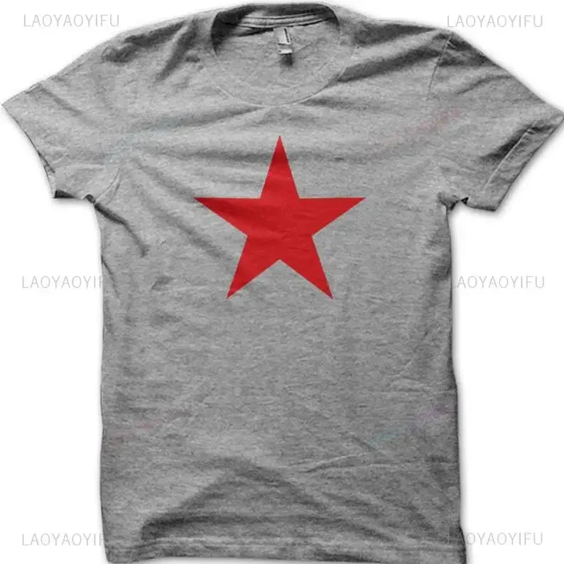 Red Star Soviet Che Guevara Revolution CCCP USSR RETRO Graphic T Shirts Woman Man Vintage Style T-shirt High Quality Cotton Tops