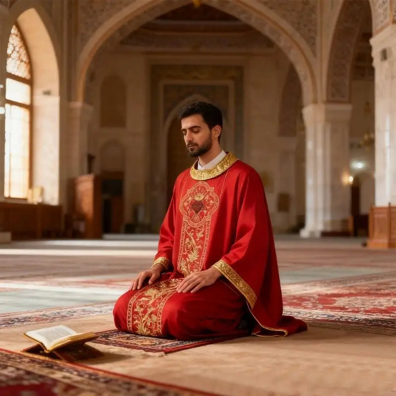 39BB A long coat for a prayer monk