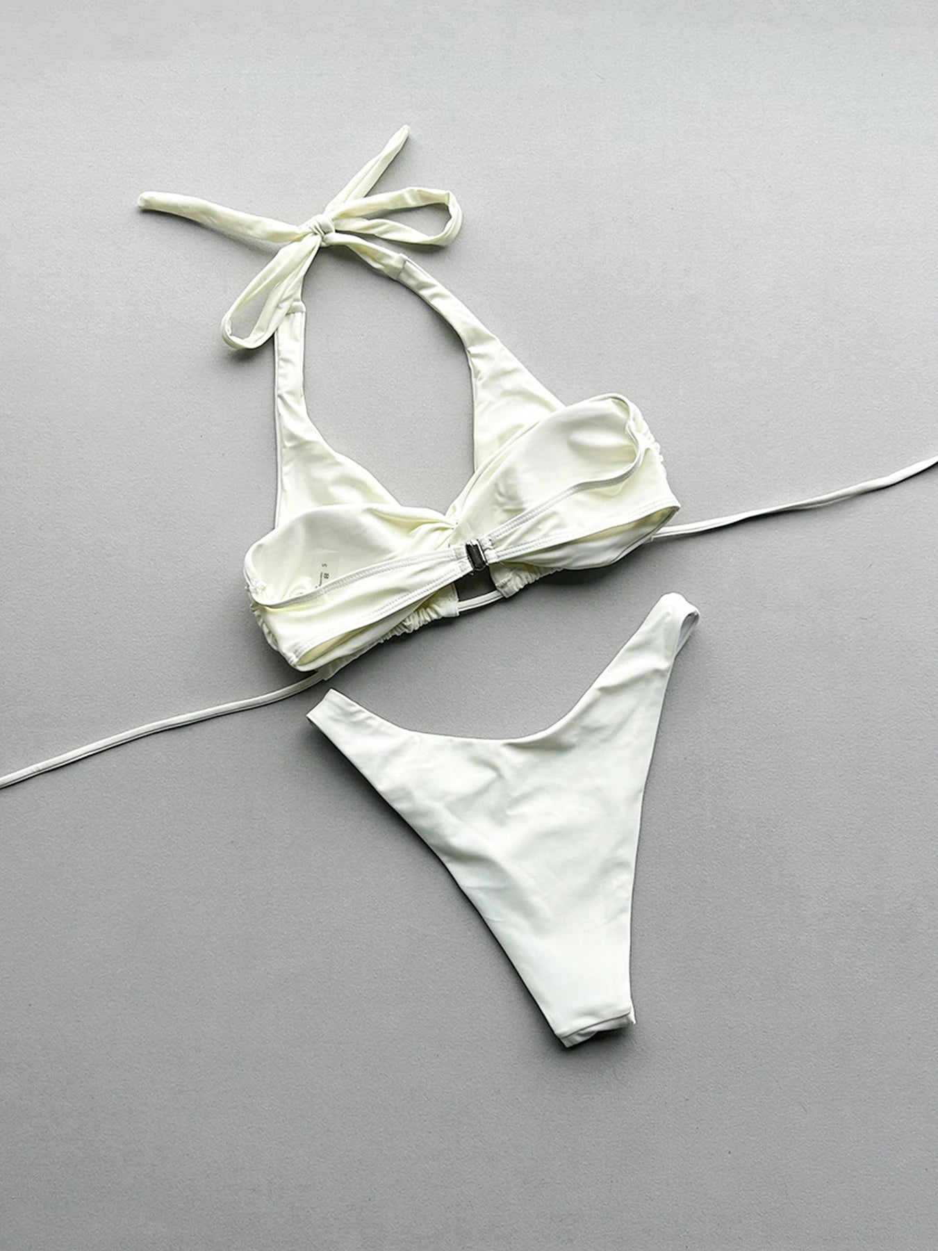 2026 New Sexy Three Pieces Bikini Sets Swimsuit For Women Halter Strappy Swimwear Female Brazilian Bathing Suit Summer Beachwear