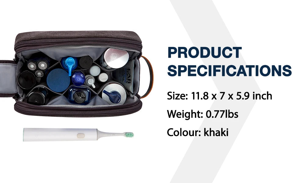 BAGSMART Toiletry Bag for Men Multifunction Outdoor Travel Cosmetic Bag Women Waterproof Makeup Bag Wash Pouch Handbag Organizer
