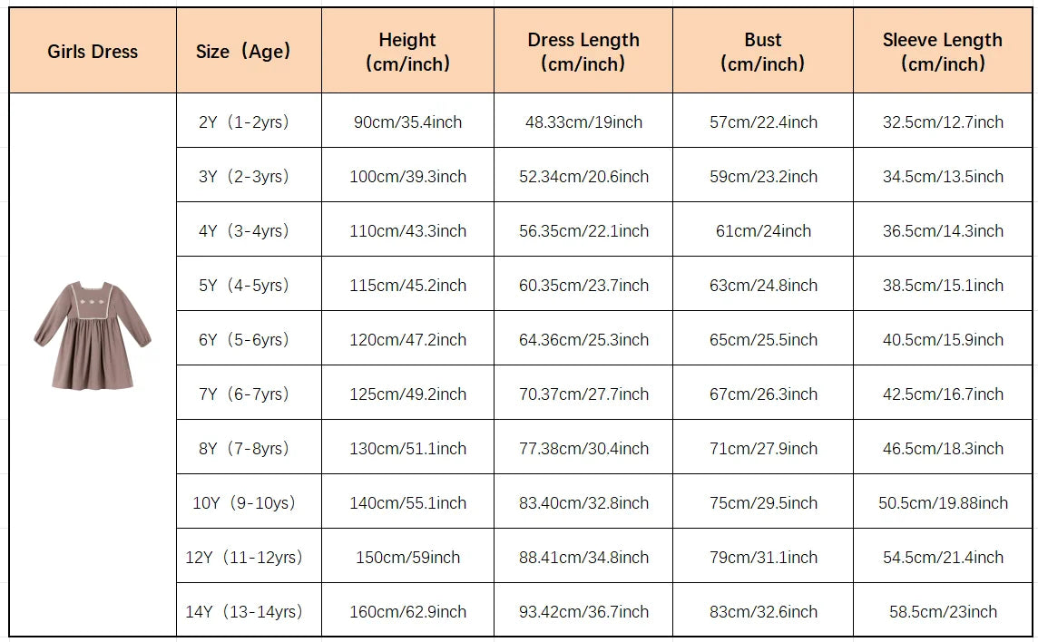 Kids Cotton Linen Clothes Sister Matching Outfits Flower Embroidery Dress With Lace Clothing For Autumn Spring