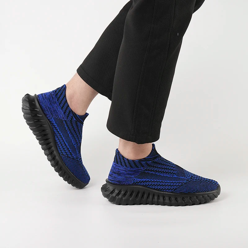 Men's Women Running Shoes Comfortable Slip on Sneakers Man Socks Shoes Lightweight Knit Breathable Casual Outdoors Sneakers