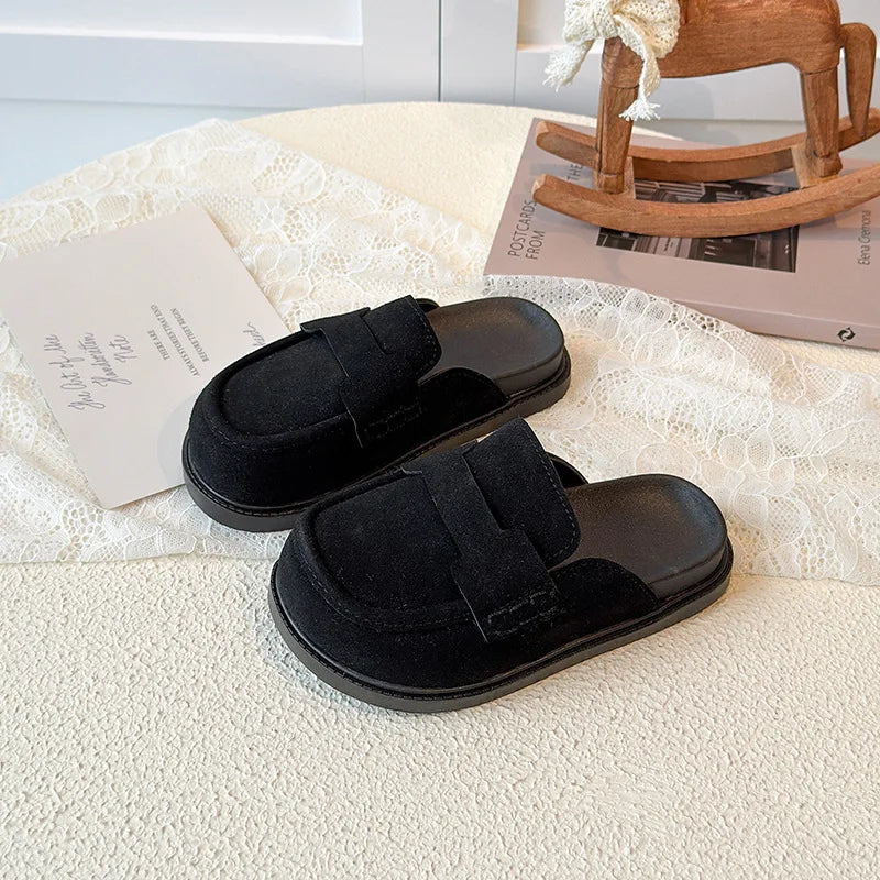 Children Casual Shoes for Girls Boys 2026 Autumn New Fashion Korean Style Soft Bottom Anti-slippery Versatile Catwalk Loafer