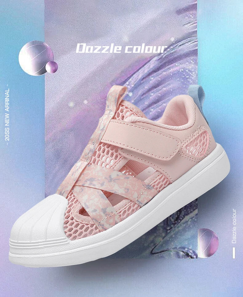 Kids Casual Shoes Girls Design Breathable Lightweight Sneakers for Walking Running Non-Slip Children Sneakers