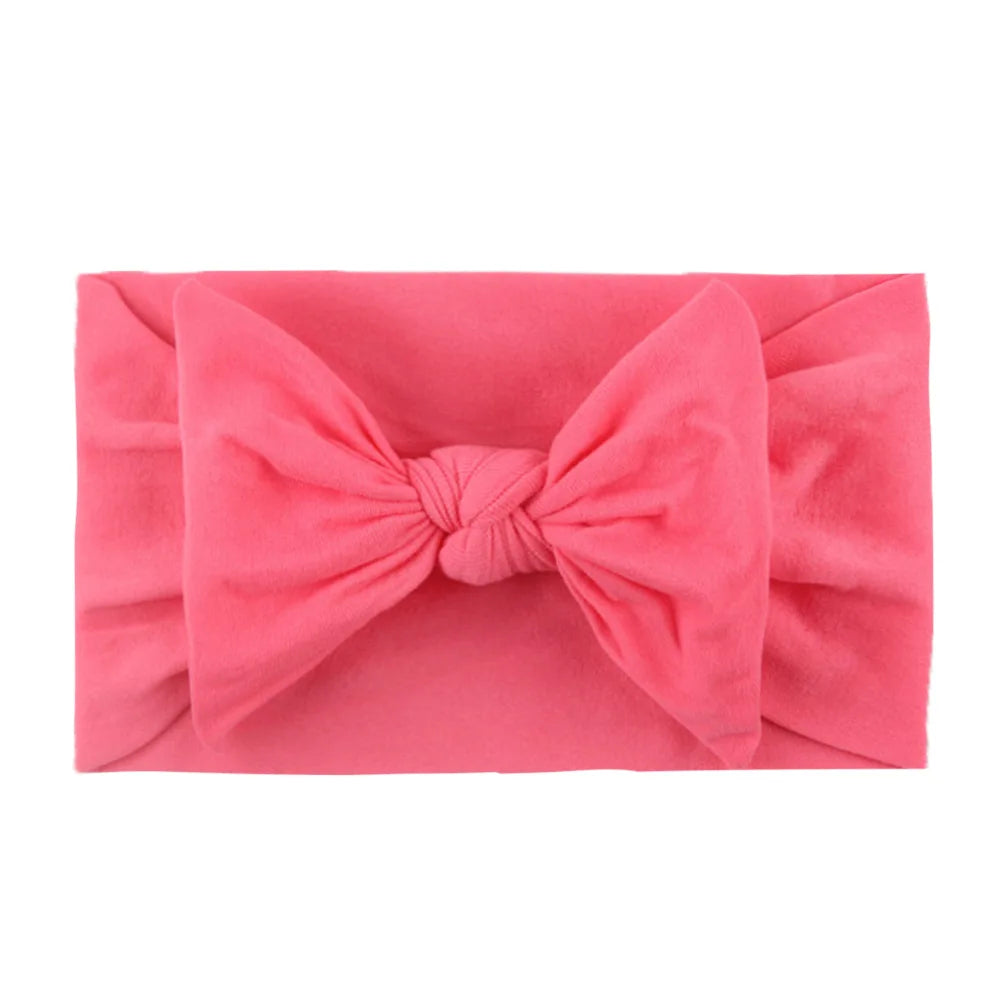 Baby Bow Headbands For Girls Soft ElasticChildren Hair Band Hair Tie Newborn Baby Hair Accessories Party Gifts Girls Headwraps
