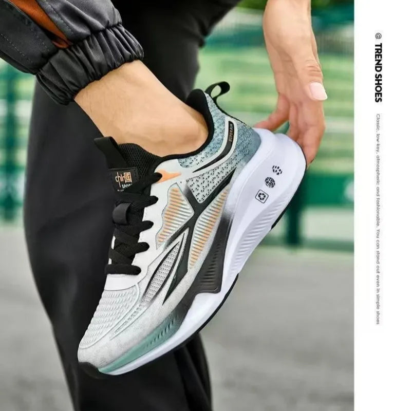 Cheap Summer Men Breathable Sport Shoes Professional No Slip Damping Men Running Sneakers Luxury Tenis Training Shoes Zapatillas