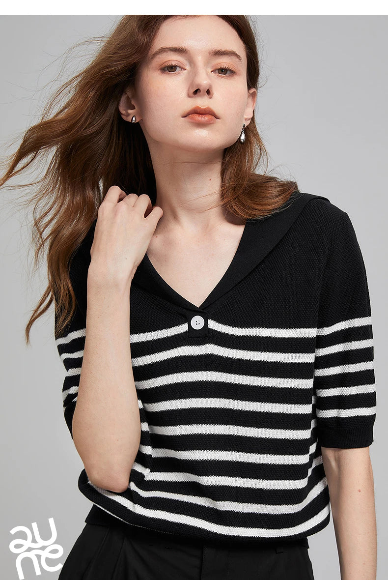 TOYOUTH  Women Knitwear 2025 Summer New Tops 8523015