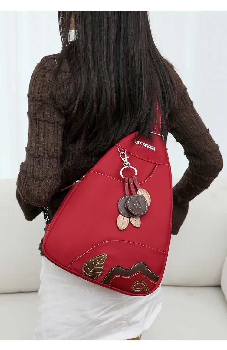 Casual Solid Nylon Designer Style Backpacks for Women 2026 High Quality Simple Versatile Commute Hot Trendy Sweet School Bags