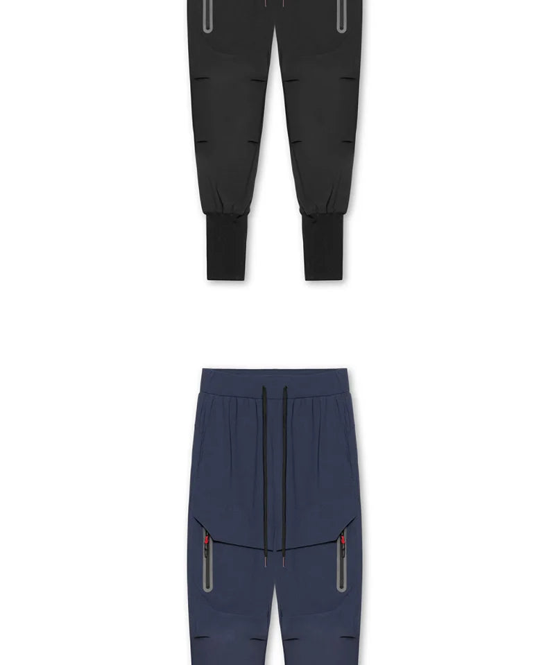 Mens Summer Quick Dry Streetwear Trousers Man Running Joggers Pants Sweatpants Bodybuilding Sports Compression Trackpants