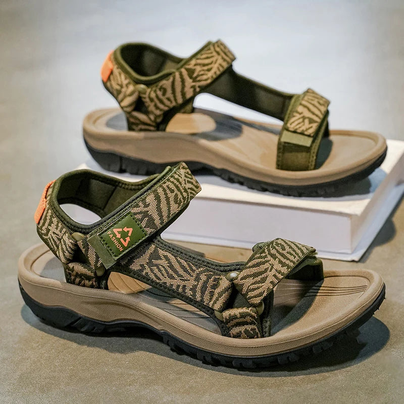 Men's Sport Sandals, Open Toe Water Sandals Waterproof Lightweight Casual Athletic Sandals for Outdoor Beach Travel Summer 40-45