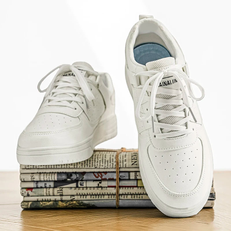Fashionable sports shoes - skate shoes. Low-top lace-up shoes with a school style and street style, suitable for daily outdoor