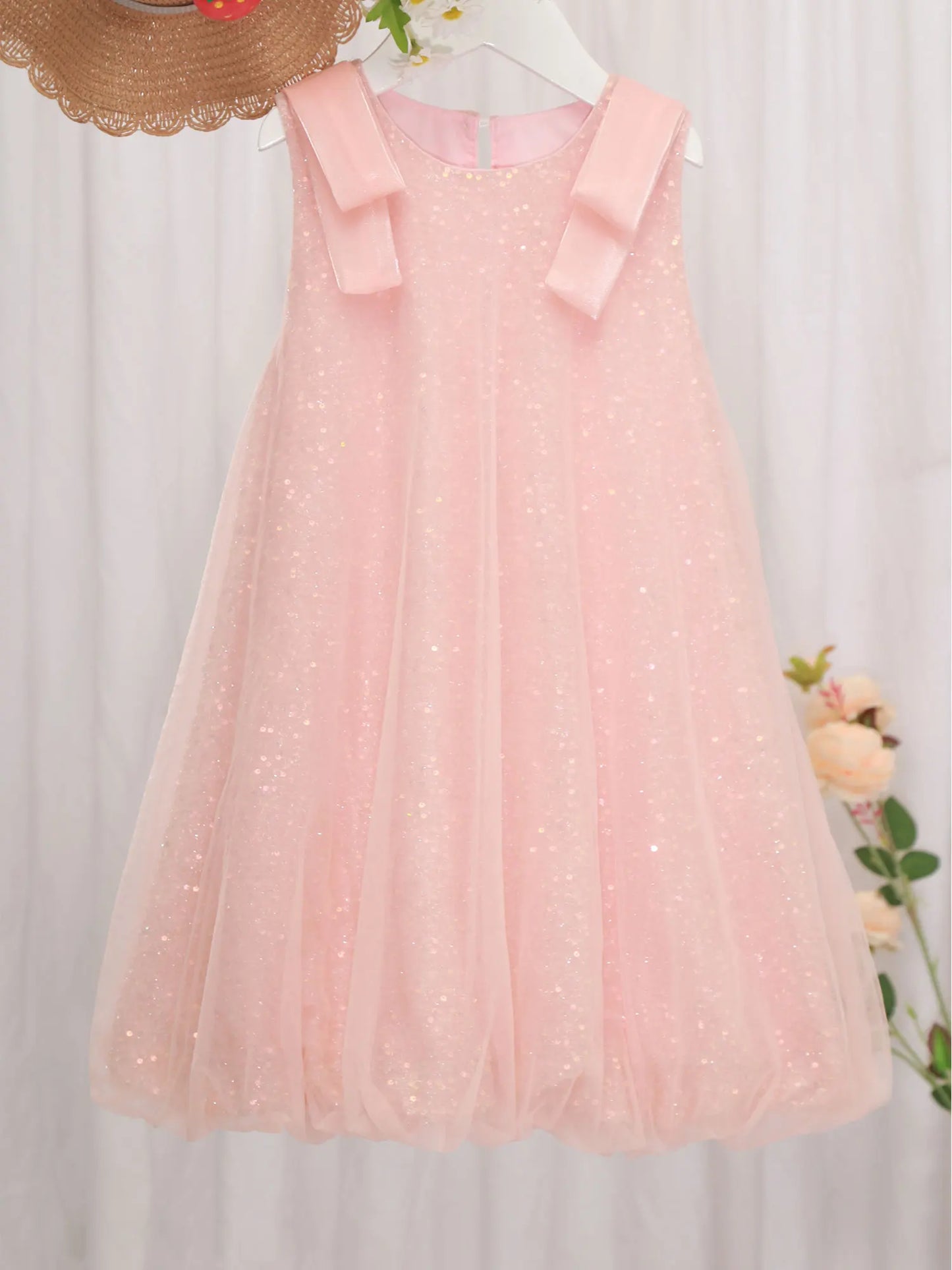 Kids Girls Summer Fashion Casual Sweet A-line Dress Playwear Sundress for Birthday Party Daily School Beach Vacation Photography