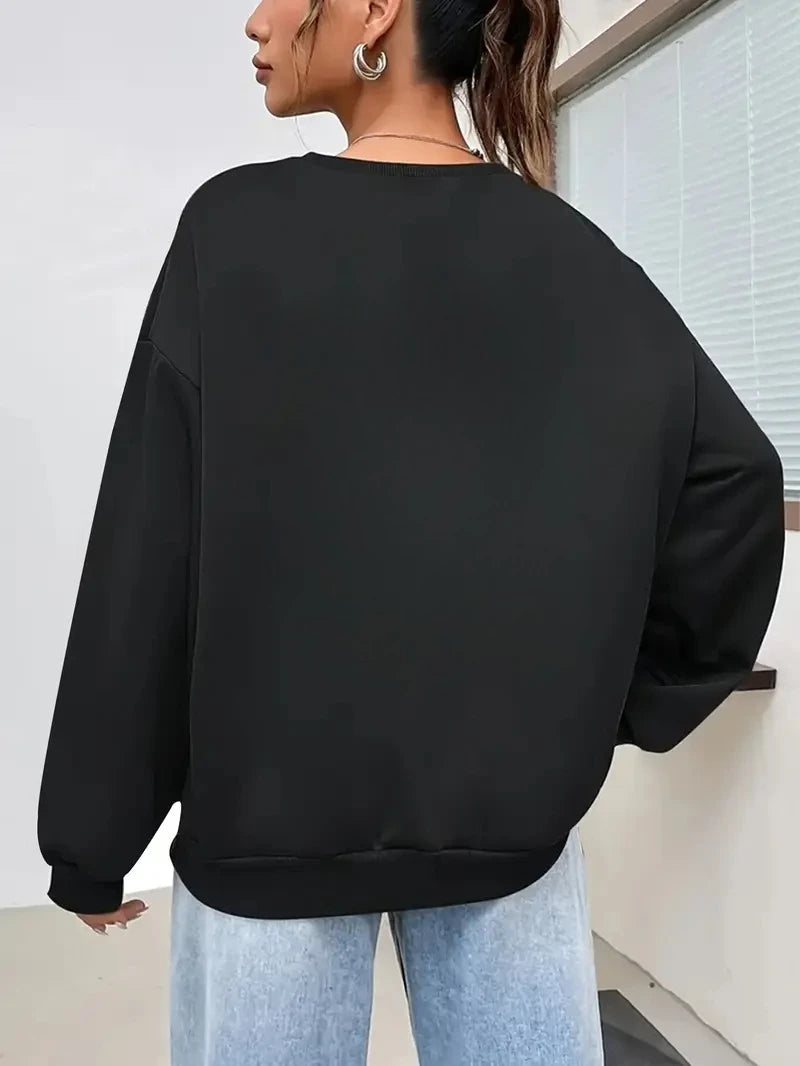 Oversized Cotton Hoodie Women Fleece Sweatshirt Casual Autumn Winter Pullover