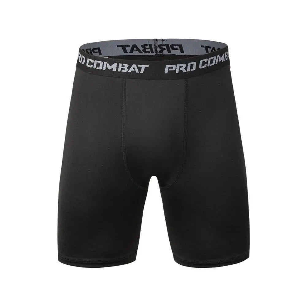 Men's Leggings Compression Pants Sports Leggings Basketball Quarter Shorts Quick Drying Running Training Stretch Fitness Pants