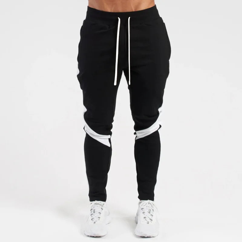 Mens Casual Pants Autumn Winter Sweatpants Men Running Jogger Sports Gym Trousers Fashion Solid Color Workout Long Pants 2025
