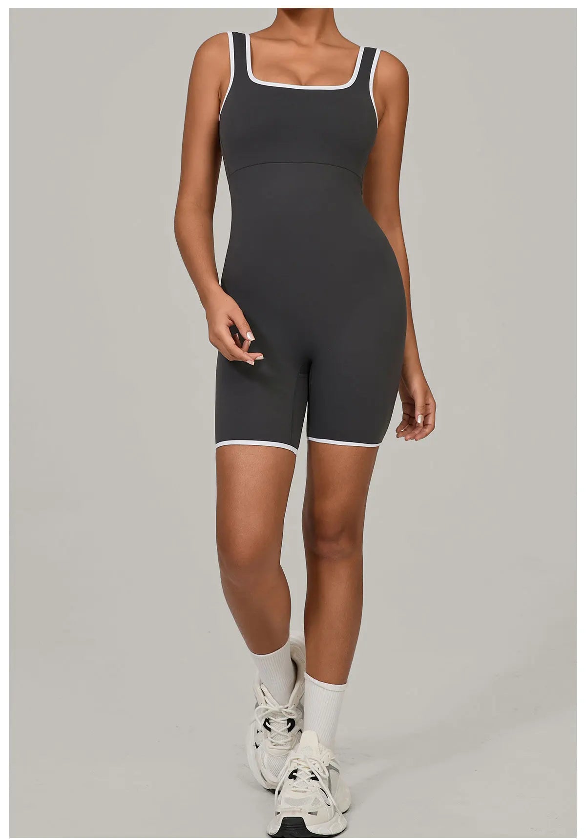 Jumpsuits Women Tracksuit One-Piece Suit Color Blocked Rompers Yoga Set Gym Push Up Workout Clothes Fitness Bodysuit Sportswear