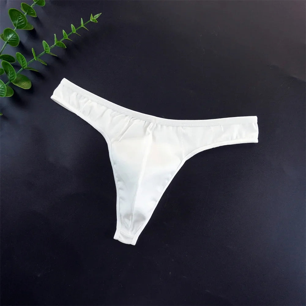 2024 Men Thong G String Low Rise Sexy Bugle Pouch Underwear Sports Fitness Male Tanga Comfortable Cotton Jockstrap Men M-3XL