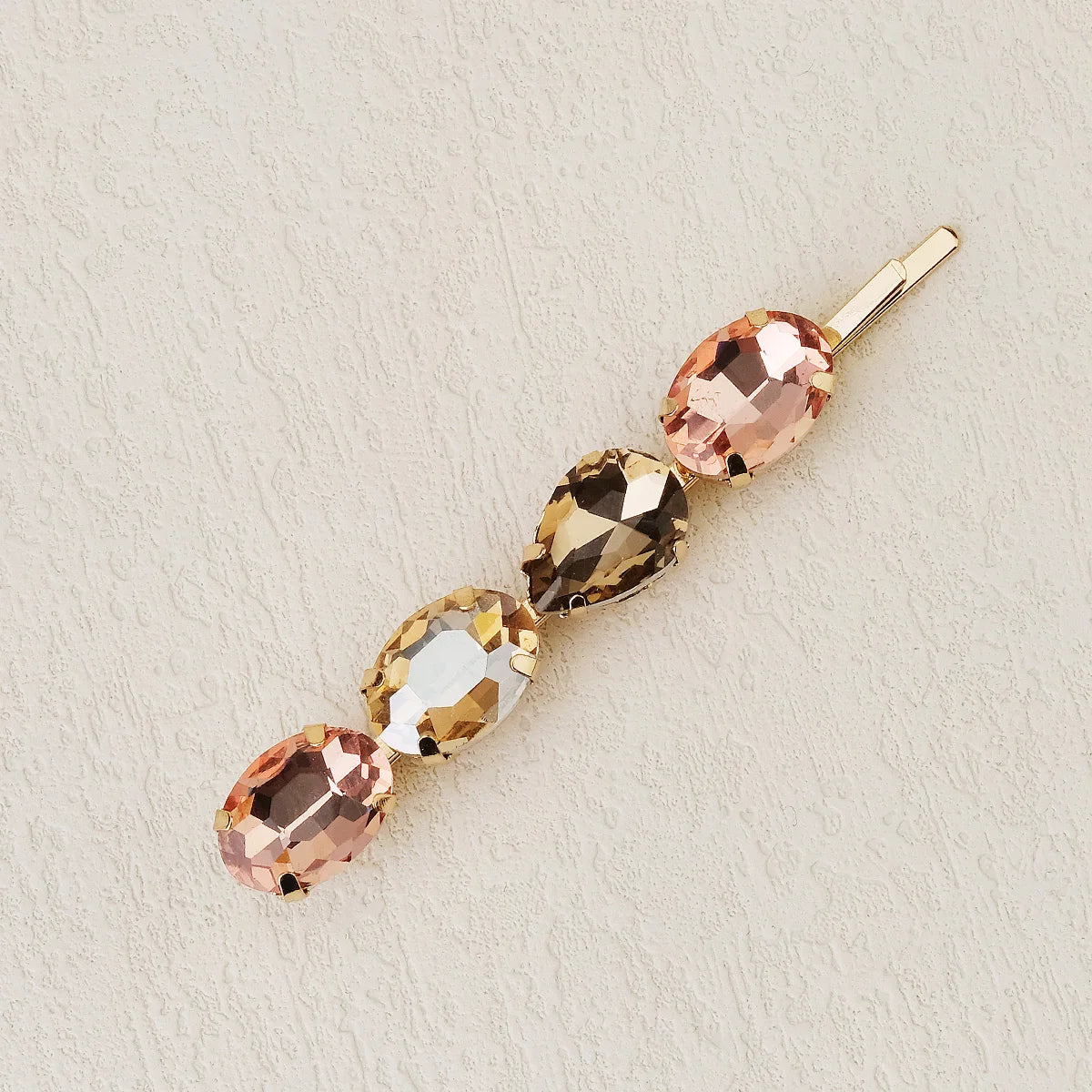 Upscale Luxurious Crystal Zircon Hair Clip Temperament Elegant Wild Hair Pins Leisure Prom Street Beat Personality Retro Hair BAZAARHUBO