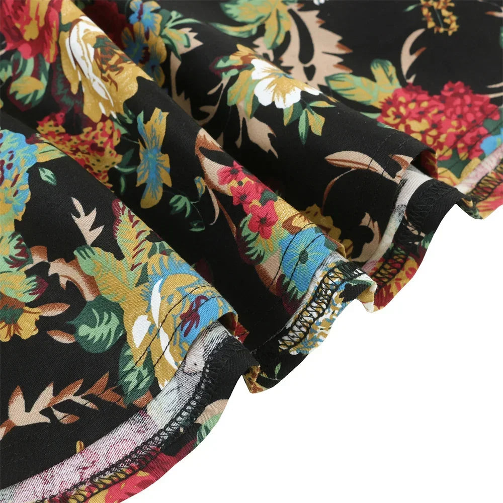 Casual 1950s Style Vintage Women's Party Summer Skirt 2024 New Harajuku Retro A Line Fashion Housewife Rockabilly Street Skirts