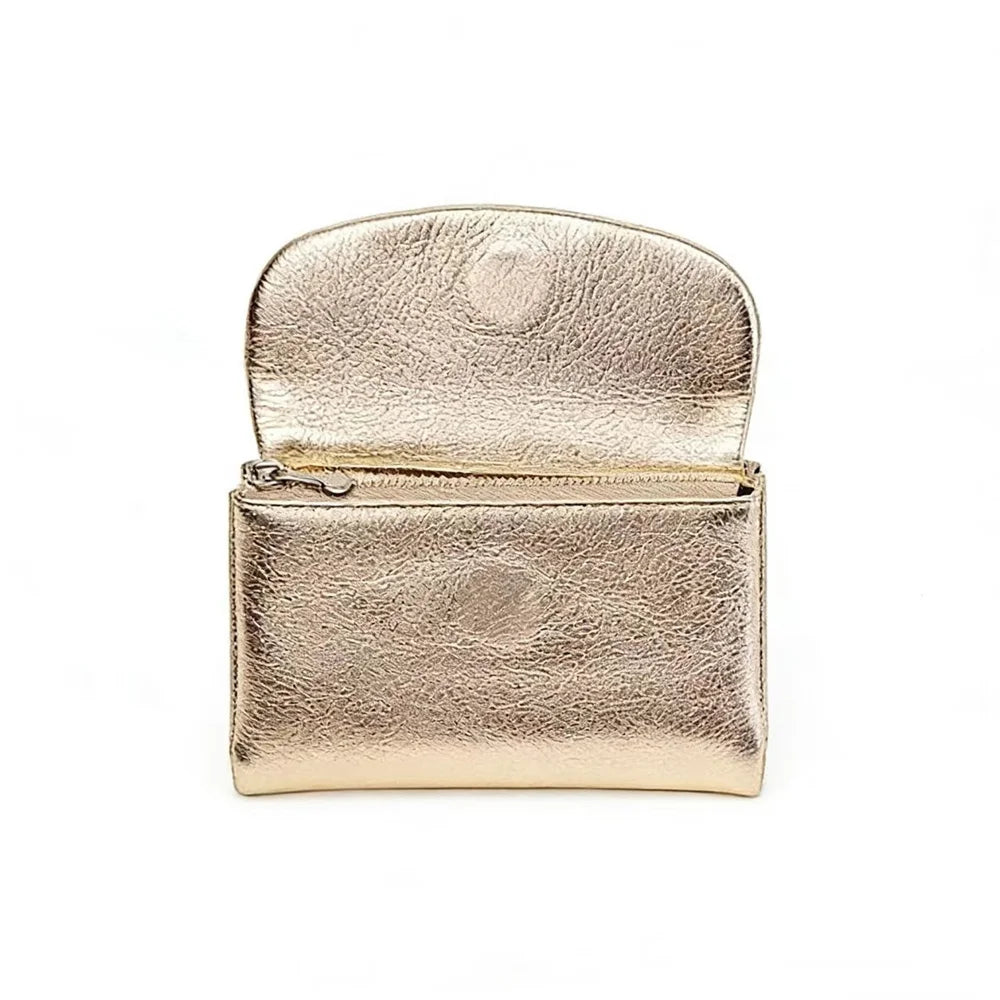 Short Genuine Leather Wallet Women RFID Card Holder Purse Ladies Mini Soft Real Cow Leather Clutch