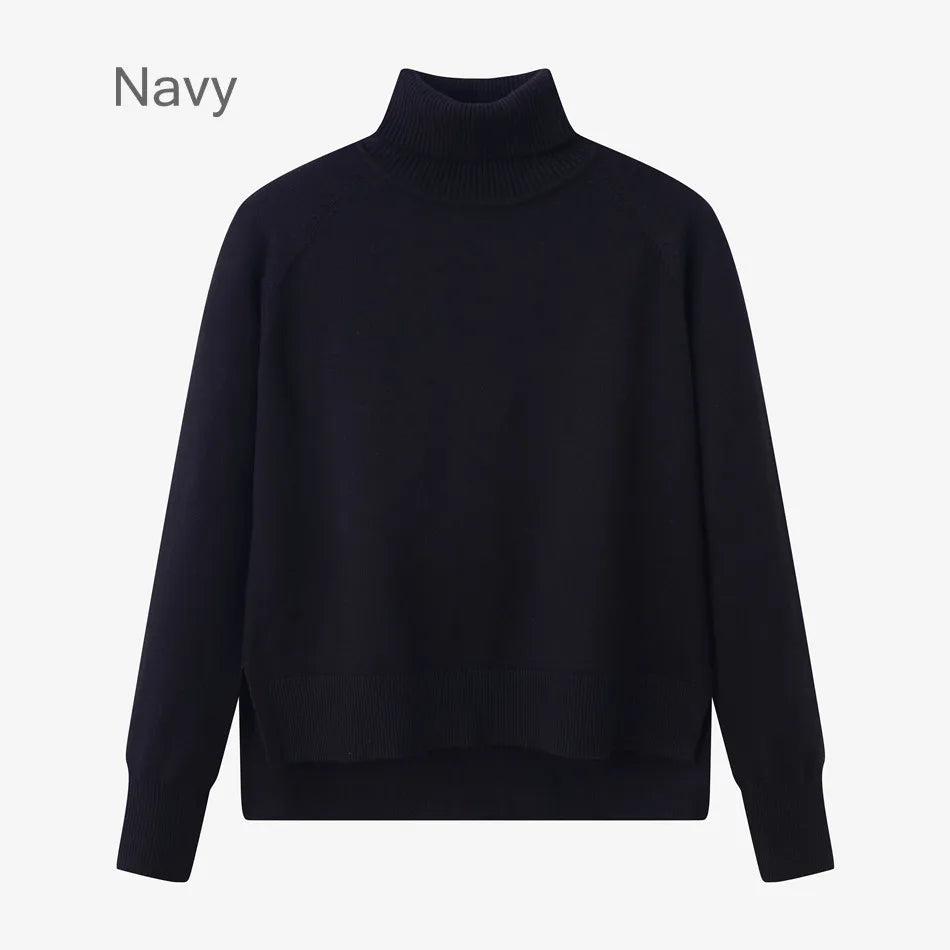 2024 AS Elegance woman clothes Mockneck knitting top + high quality Luxury satin skirt ( ship out in 1 day)