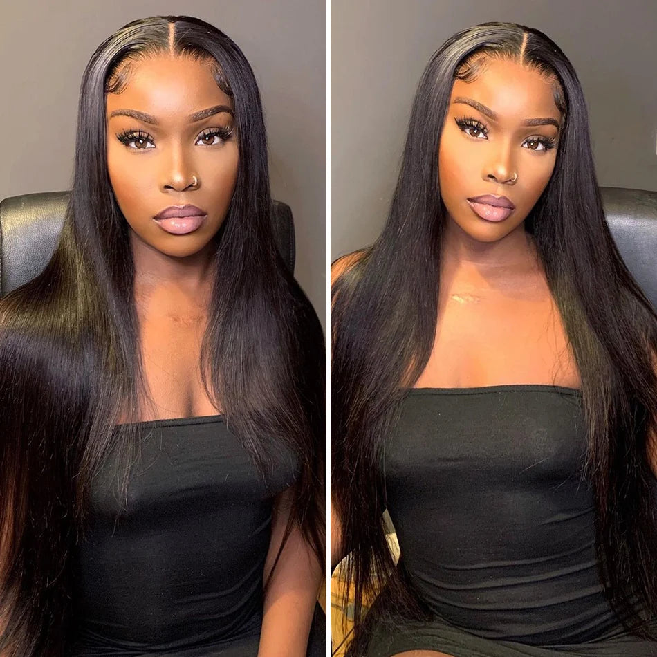 38 40 Inch Bone Straight 100% Virgin Unprocessed Human Hair Bundles Deal Raw Hair Extensions Brazilian Natural Black Wholesale
