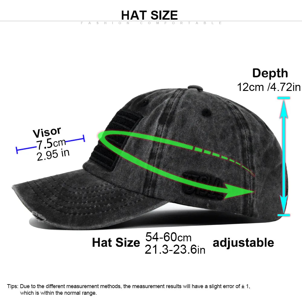 American Flag Unisex Baseball Hat for Men and Women USA Flag Mesh Snapback Flat Visor Cap BAZAARHUBO